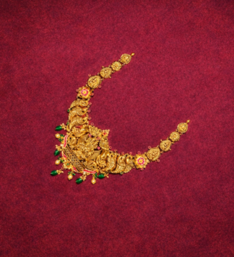 Classic Lakshmi Coin Temple Gold Haram