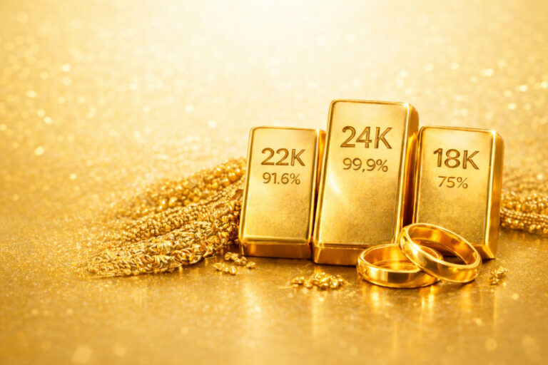 Difference Between 22K, 24K, and 18K Gold